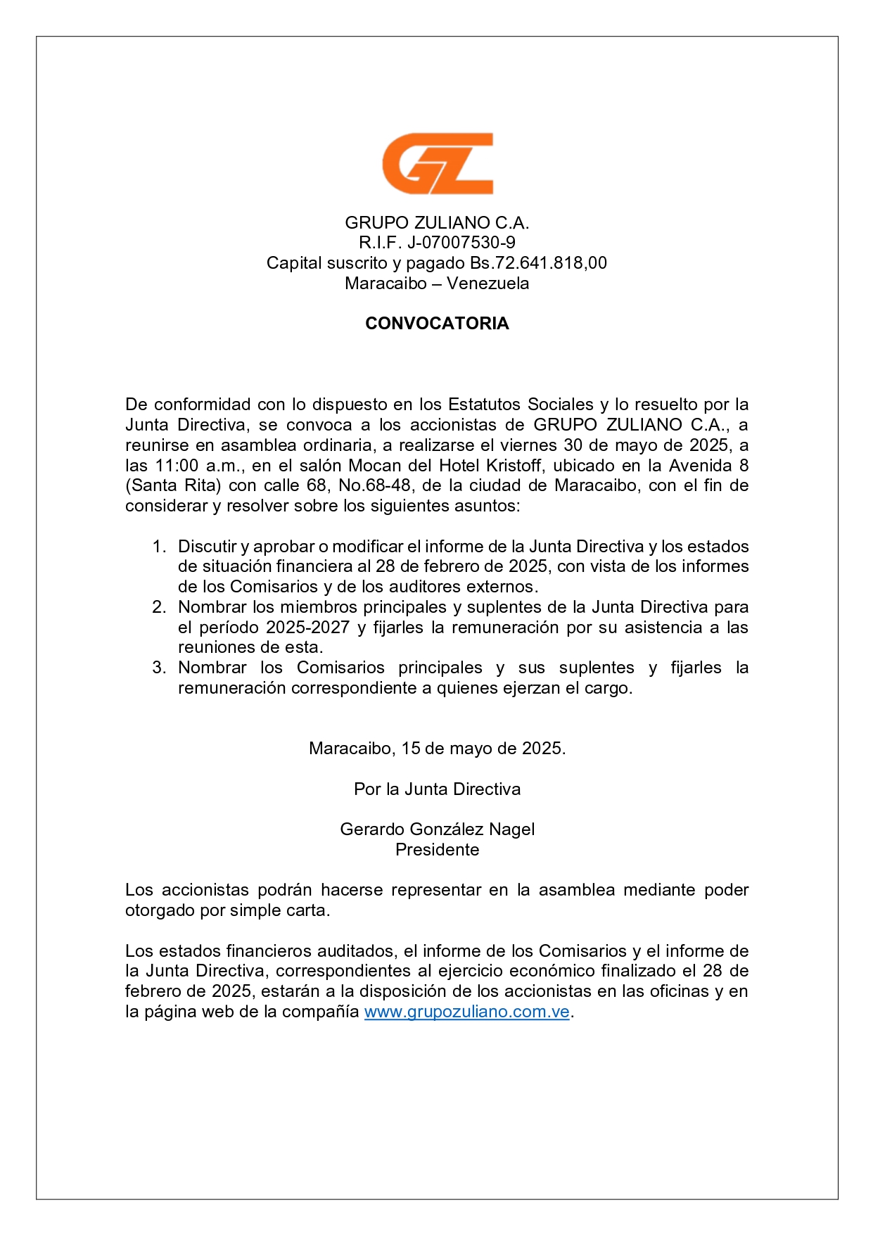 Aviso de Prensa Convocatoria 02 1505 3 page 0001